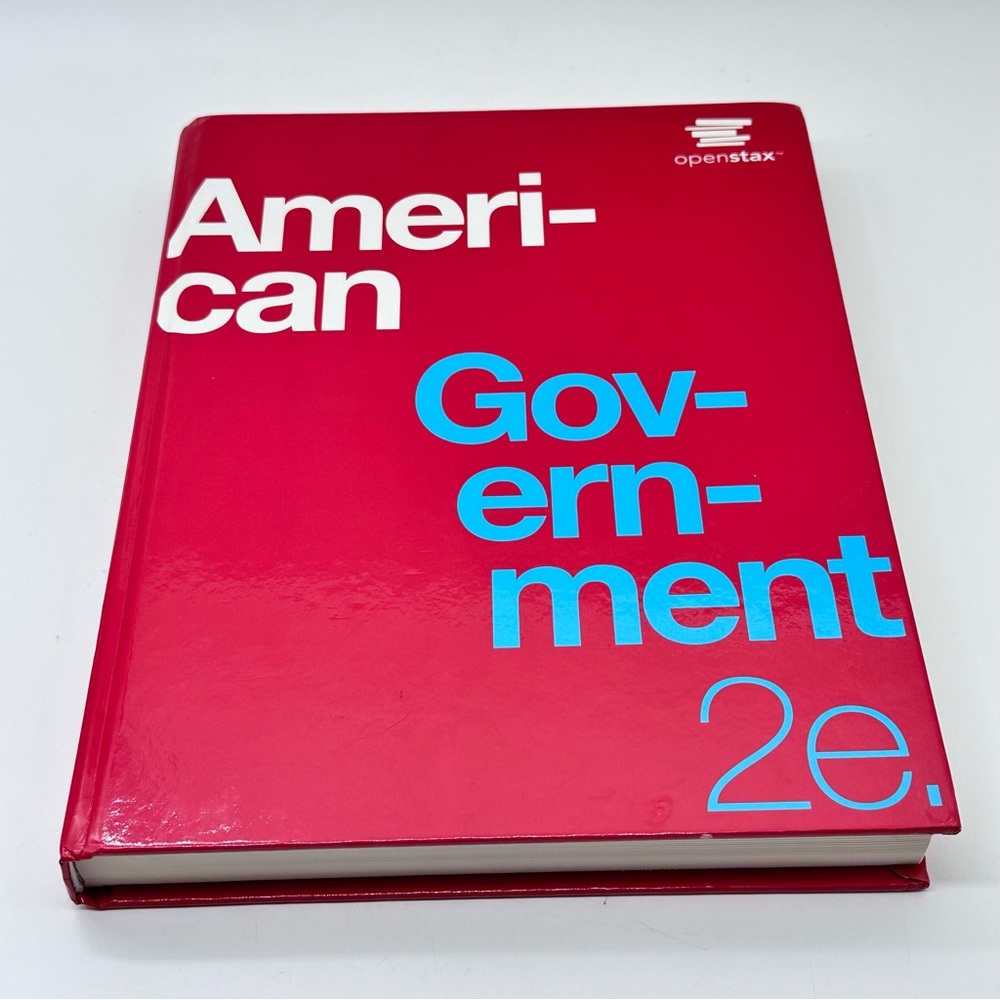 American Government 2e by OpenStax (hardcover version)